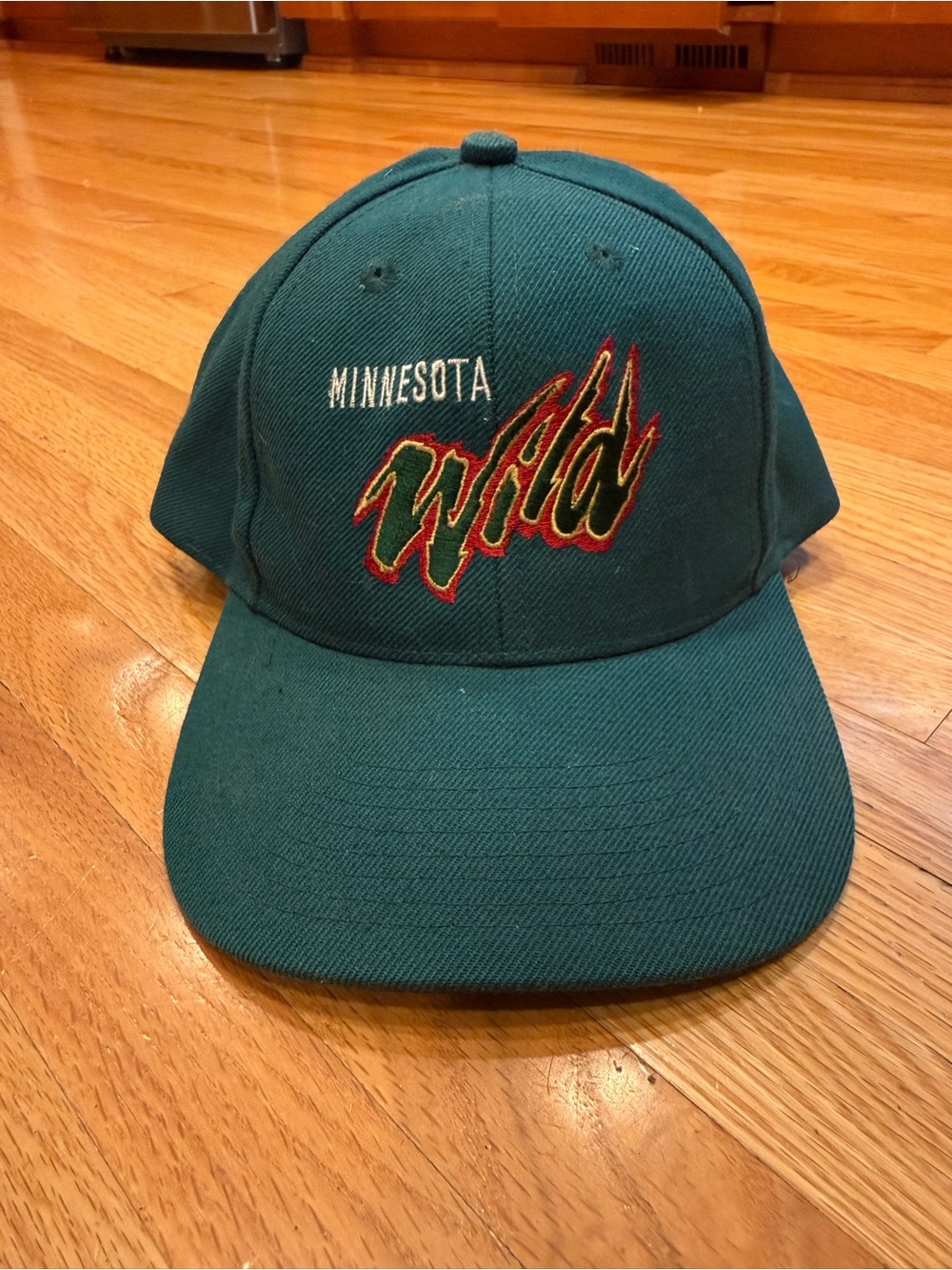 Vintage Teal Minnesota Wild NHL Hockey Hat